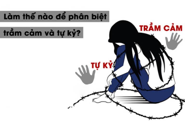 phân biệt giữa trầm cảm và tự kỷ