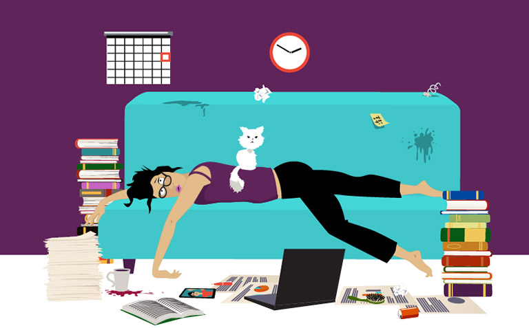bị quá tải công việc
