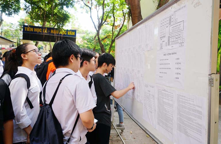 Áp lực thi cử ở học sinh lớp 9