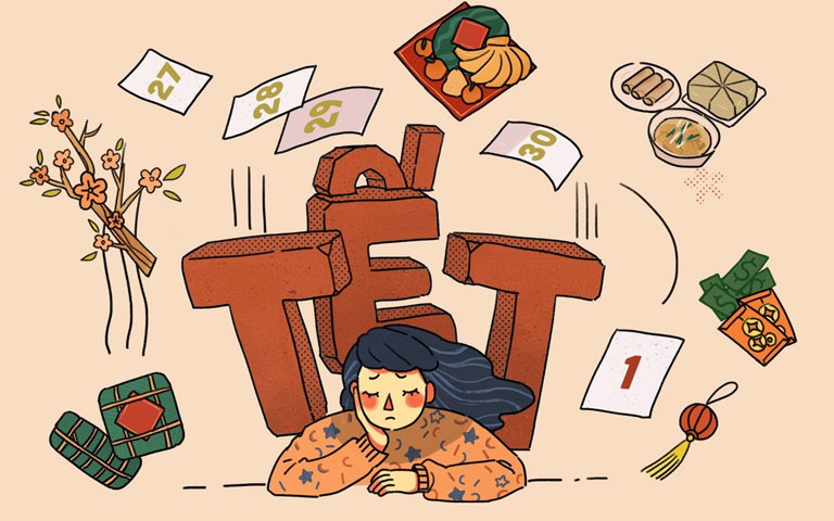 Áp lực stress bởi Tết Áp lực stress bởi Tết